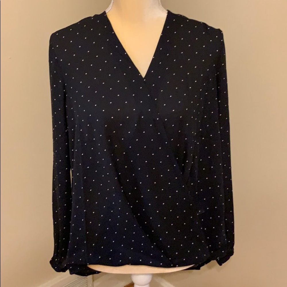 NWT Banana Republic faux wrap blouse